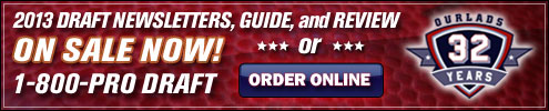 2012 Draft Review, Newsletters On Sale